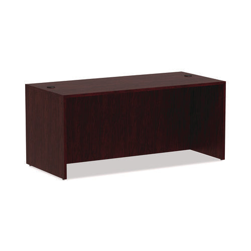 Image of Alera® Alera Valencia Series Straight Front Desk Shell, 65" X 29.5" X 29.63", Mahogany