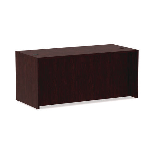 Image of Alera® Alera Valencia Series Straight Front Desk Shell, 65" X 29.5" X 29.63", Mahogany
