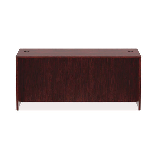 Image of Alera® Alera Valencia Series Straight Front Desk Shell, 65" X 29.5" X 29.63", Mahogany