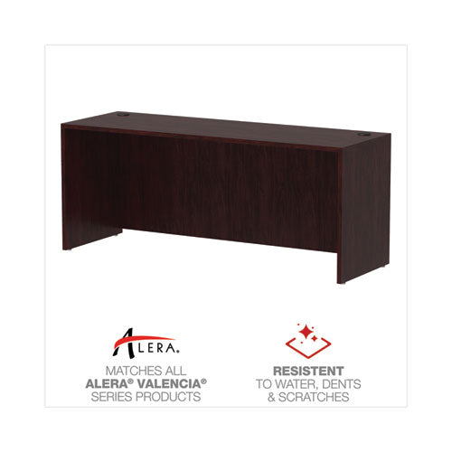Image of Alera® Alera Valencia Series Credenza Shell, 70.88w X 23.63d X 29.5h, Mahogany