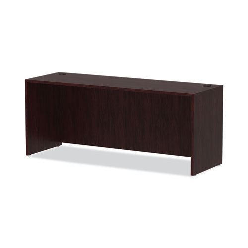 Image of Alera® Alera Valencia Series Credenza Shell, 70.88w X 23.63d X 29.5h, Mahogany
