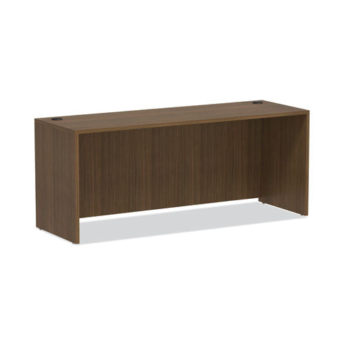 Image of Alera® Alera Valencia Series Credenza Shell, 70.88w X 23.63d X 29.5h, Modern Walnut