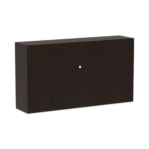 Image of Alera® Alera Valencia Series Hutch with Doors, 4 Compartments, 64.75w x 15d x 35.38h, Espresso