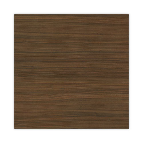 Image of Alera® Alera Valencia Series Hutch with Doors, 4 Compartments, 64.75w x 15d x 35.38h, Modern Walnut