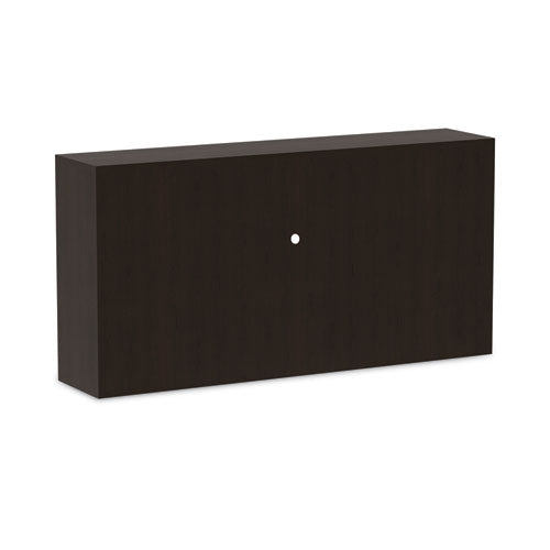 Image of Alera® Alera Valencia Series Hutch with Doors, 4 Compartments, 70.63w x 15d x 35.38h, Espresso