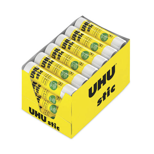 Image of UHU® Stic Permanent Glue Stick, 0.29 Oz, Dries Clear