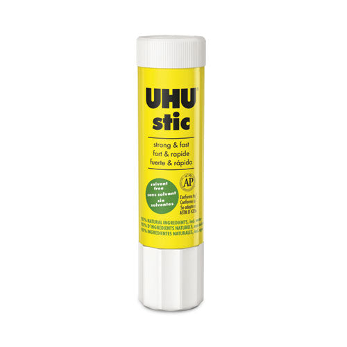 Image of UHU® Stic Permanent Glue Stick, 0.74 Oz, Dries Clear