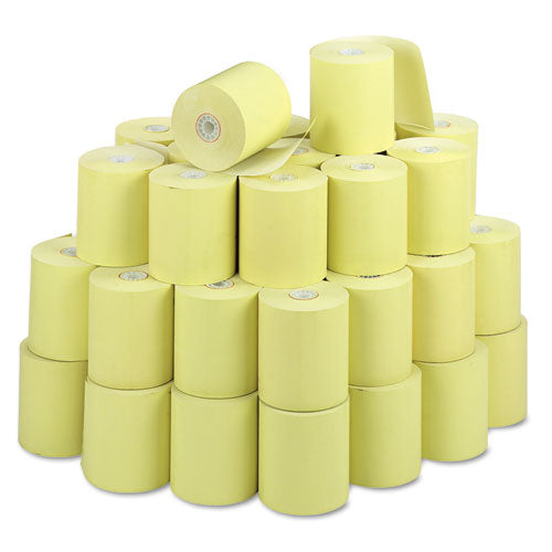 Image of Iconex Direct Thermal Printing Thermal Paper Rolls, 3.13" X 230 Ft, Canary, 50/carton