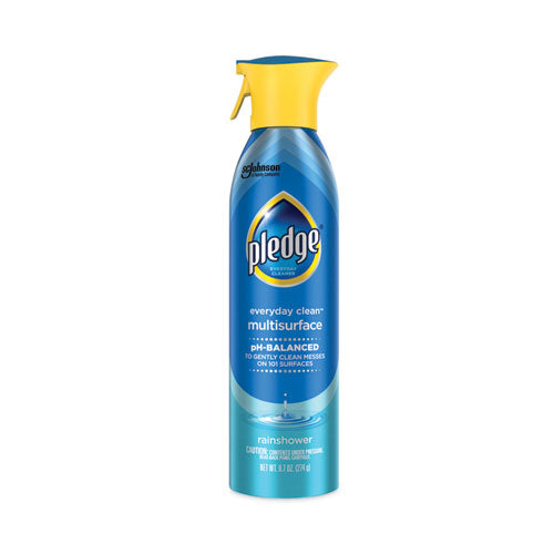 Image of Pledge® Multi-Surface Everyday, Rainshower, 9.7 Oz Aerosol Spray