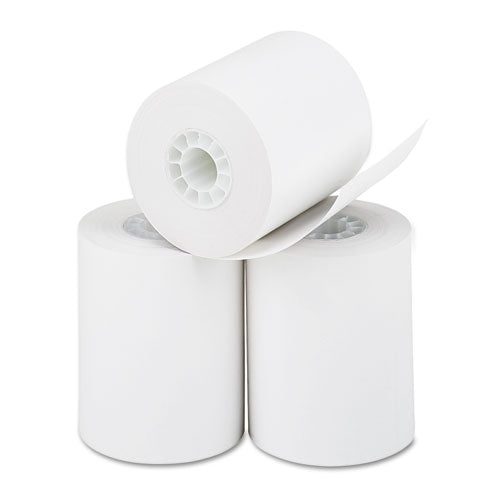 Image of Iconex Direct Thermal Printing Thermal Paper Rolls, 2.25" X 85 Ft, White, 3/pack