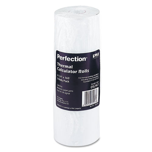 Image of Iconex Direct Thermal Printing Thermal Paper Rolls, 2.25" X 165 Ft, White, 3/pack