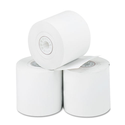 Image of Iconex Direct Thermal Printing Thermal Paper Rolls, 2.25" X 165 Ft, White, 3/pack