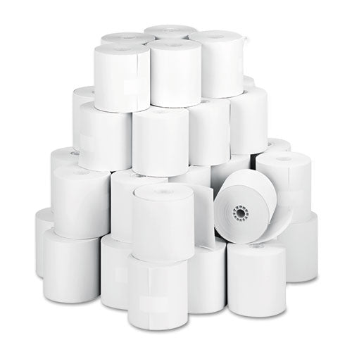 Image of Iconex Impact Bond Paper Rolls, 3" X 150 Ft, White, 50/carton
