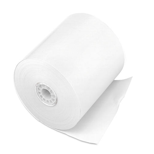 Image of Iconex Impact Bond Paper Rolls, 3" X 150 Ft, White, 50/carton