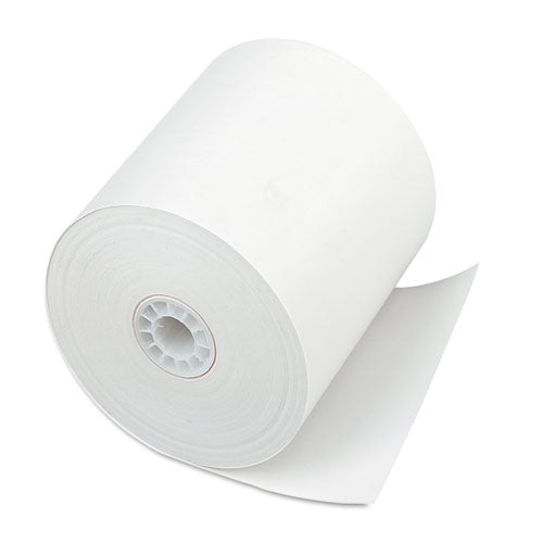 Image of Iconex Direct Thermal Printing Thermal Paper Rolls, 3" X 225 Ft, White, 24/carton