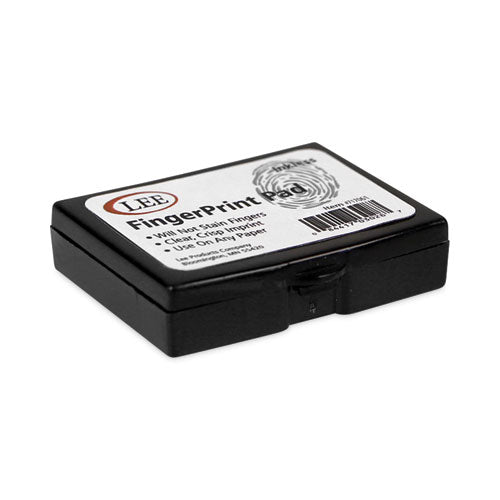 Image of LEE Inkless Fingerprint Pad, 2.25" x 1.75", Black