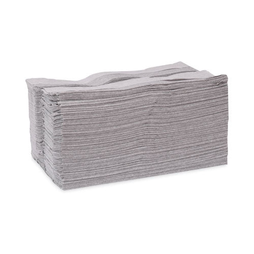 Image of Tork® Industrial Cleaning Cloths, 1-Ply, 16.34 x 14, Gray, 210 Wipes/Box