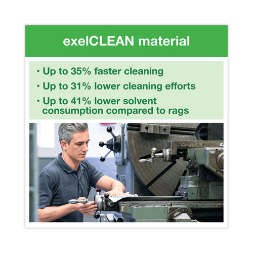 Image of Tork® Industrial Cleaning Cloths, 1-Ply, 16.34 x 14, Gray, 210 Wipes/Box
