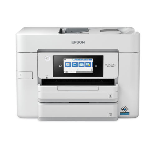 Image of Epson® WorkForce Pro WF-C4810 Color Multifunction Printer, Copy/Fax/Print/Scan