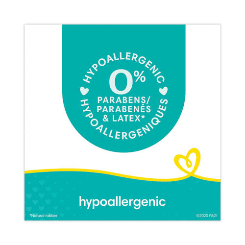 Image of Pampers® Sensitive Baby Wipes, 1-Ply, 6.8 x 7, Unscented, White, 56/Pack, 8 Packs/Carton