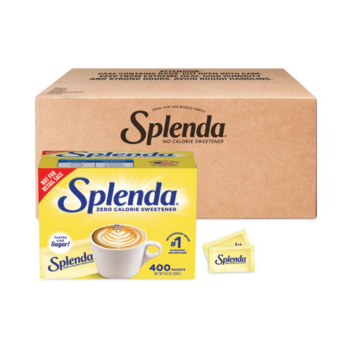 Image of Splenda® No Calorie Sweetener, 0.04 oz Packet, 400/Box, 6 Boxes/Carton