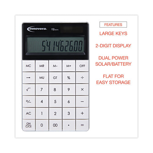 Image of Innovera® 15973 Large Button Calculator, 12-Digit LCD