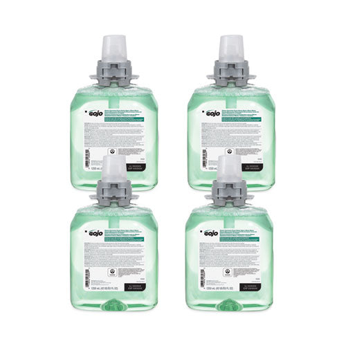 Image of GOJO® Green Certified Foam Hair and Body Wash Refill, Cucumber Melon Scent, 1,250 mL, 4/Carton