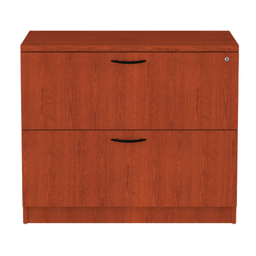 Image of Alera® Alera Valencia Series Lateral File, 2 Legal/letter-Size File Drawers, Medium Cherry, 34" X 22.75" X 29.5"