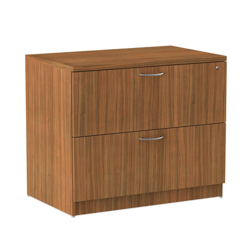 Image of Alera® Alera Valencia Series Lateral File, 2 Legal/letter-Size File Drawers, Modern Walnut, 34" X 22.75" X 29.5"