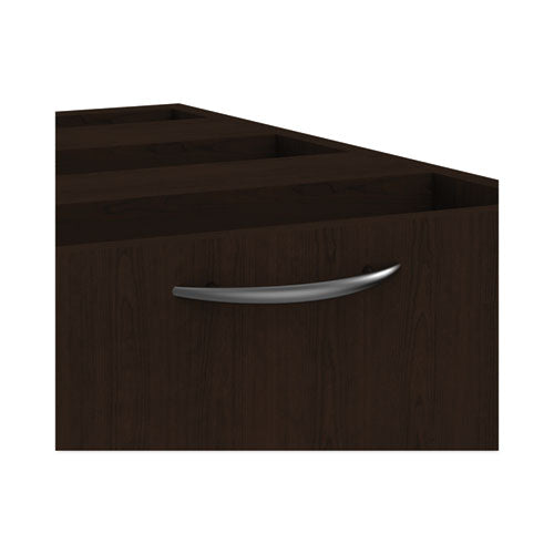 Image of Alera® Alera Valencia Series Full Pedestal File, Left/right, 3-Drawers: Box/box/file, Legal/letter, Espresso, 15.63" X 20.5" X 28.5"