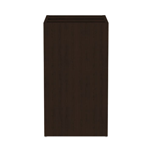 Image of Alera® Alera Valencia Series Full Pedestal File, Left/right, 3-Drawers: Box/box/file, Legal/letter, Espresso, 15.63" X 20.5" X 28.5"