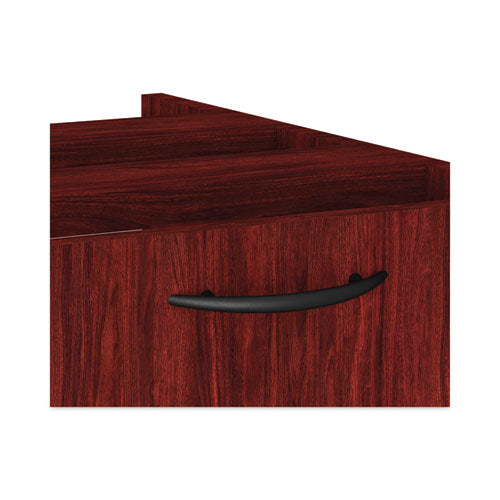 Image of Alera® Alera Valencia Series Full Pedestal File, Left Or Right, 2 Legal/letter-Size File Drawers, Mahogany, 15.63" X 20.5" X 28.5"
