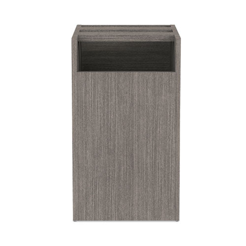 Image of Alera® Alera Valencia Series Full Pedestal File, Left or Right, 2 Legal/Letter-Size File Drawers, Gray, 15.63" x 20.5" x 28.5"