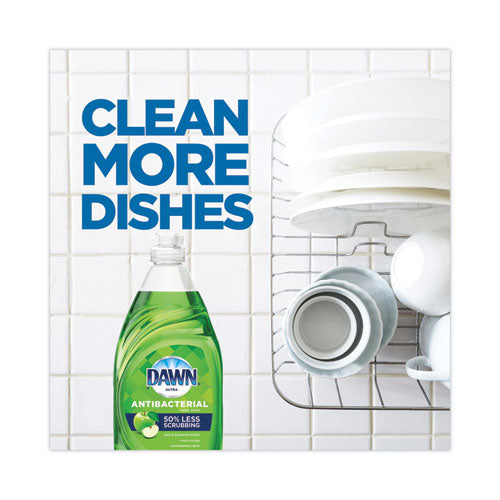 Image of Dawn® Ultra Antibacterial Dishwashing Liquid, Apple Blossom Scent, 38 oz Bottle, 8/Carton