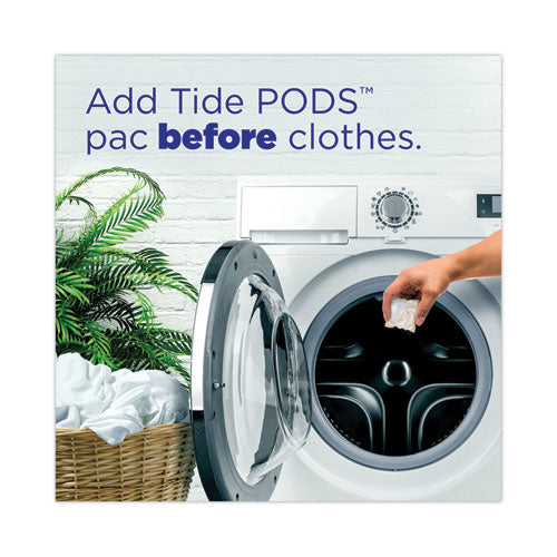 Image of Tide® Pods, HE Compatible, Unscented, 81 Pods/Tub, 4 Tubs Carton