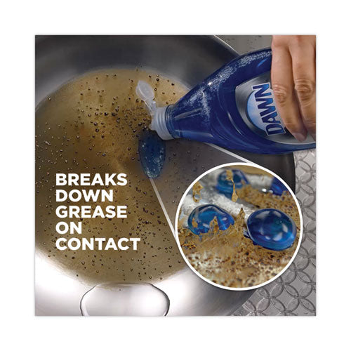 Image of Dawn® Platinum Liquid Dish Detergent, Refreshing Rain Scent, 32.7 oz Bottle, 8/Carton