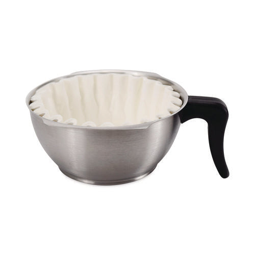 Image of Coffee Pro Three-Burner Low Profile Institutional Coffee Maker, 36-Cup, Stainless Steel