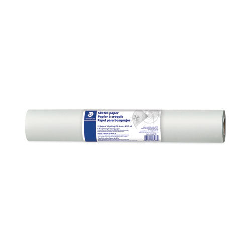Image of Staedtler® Transparent Sketch Paper Roll, 8 lb Bond Weight, 12" x 50 yd, White