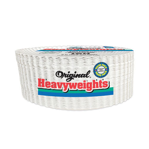Image of AJM Packaging Corporation Original Heavyweights Paper Plates, 9" dia, White, 120/Pack, 8 Packs/Carton