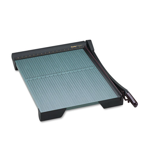 Image of Premier® The Original Green Paper Trimmer, 20 Sheets, 24" Cut Length, Wood Base, 18.5 X 24