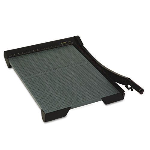 Image of Premier® The Original Green Paper Trimmer, 20 Sheets, 24" Cut Length, Wood Base, 18.5 X 24