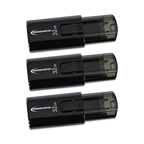 Image of Innovera® Usb 3.0 Flash Drive, 32 Gb, 3/pack