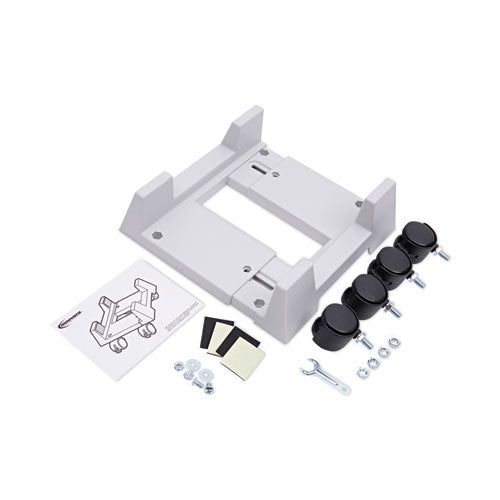 Image of Innovera® Mobile Cpu Stand, 8.75w X 10d X 5h, Light Gray