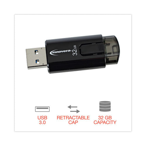 Image of Innovera® USB 3.0 Flash Drive, 32 GB