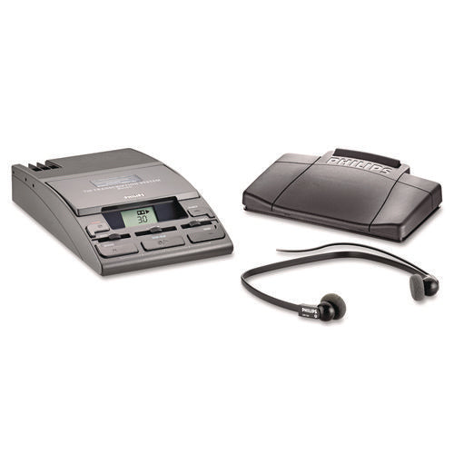 Image of Philips® 720-T Desktop Analog Mini Cassette Transcriber Dictation System
