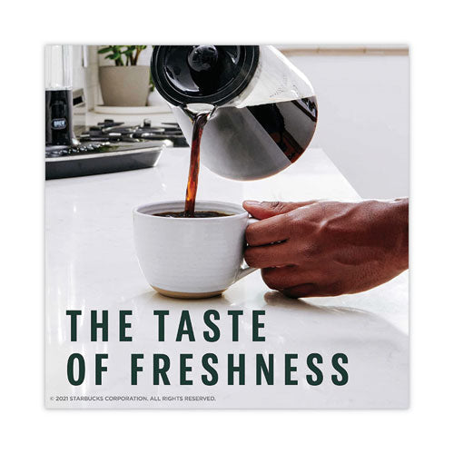 Image of Starbucks® Whole Bean Coffee, Pike Place Roast, 1 lb Bag, 6/Carton