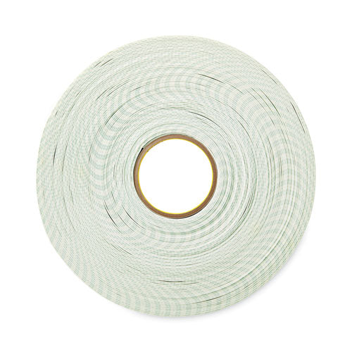 Image of Scotch® Permanent High-Density Foam Mounting Tape, Holds Up To 2 Lbs, 0.75" X 38 Yds, White