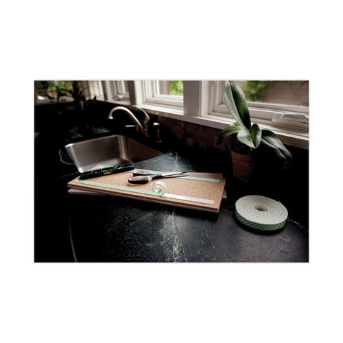 Image of Scotch® Permanent High-Density Foam Mounting Tape, Holds Up To 2 Lbs, 0.75" X 38 Yds, White