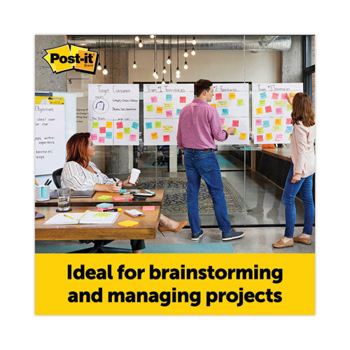Image of Post-it® Easel Pads Super Sticky Vertical-Orientation Self-Stick Easel Pads, Unruled, 25 x 30, White, 30 Sheets, 2/Carton