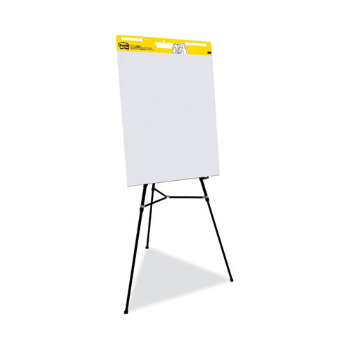Image of Post-it® Easel Pads Super Sticky Vertical-Orientation Self-Stick Easel Pad Value Pack, Unruled, 25 x 30, White, 30 Sheets, 4/Carton